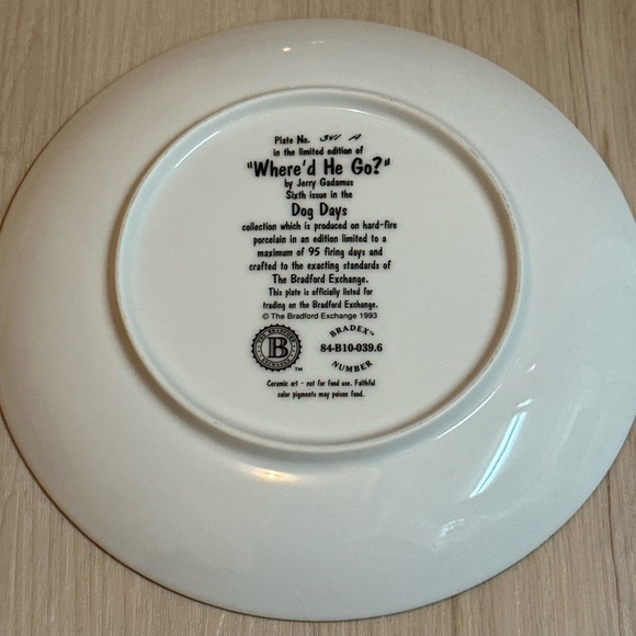 Limited Edition Bradford Exchange Collector Plate - Labrador Retriever Puppies - Picture 7 of 12